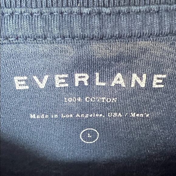 Everlane Tee - Blue Short Sleeve Crewneck - L - Picture 3 of 5
